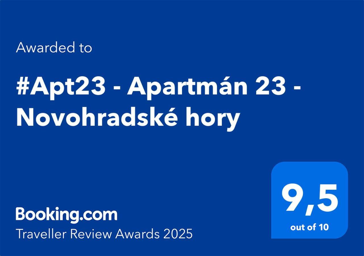 #Apt23 - Apartman 23 - Novohradske Hory Benesov nad Cernou 외부 사진